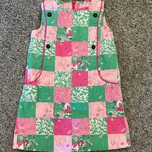 Lilly Pulitzer Dog Horse Patchwork Dress